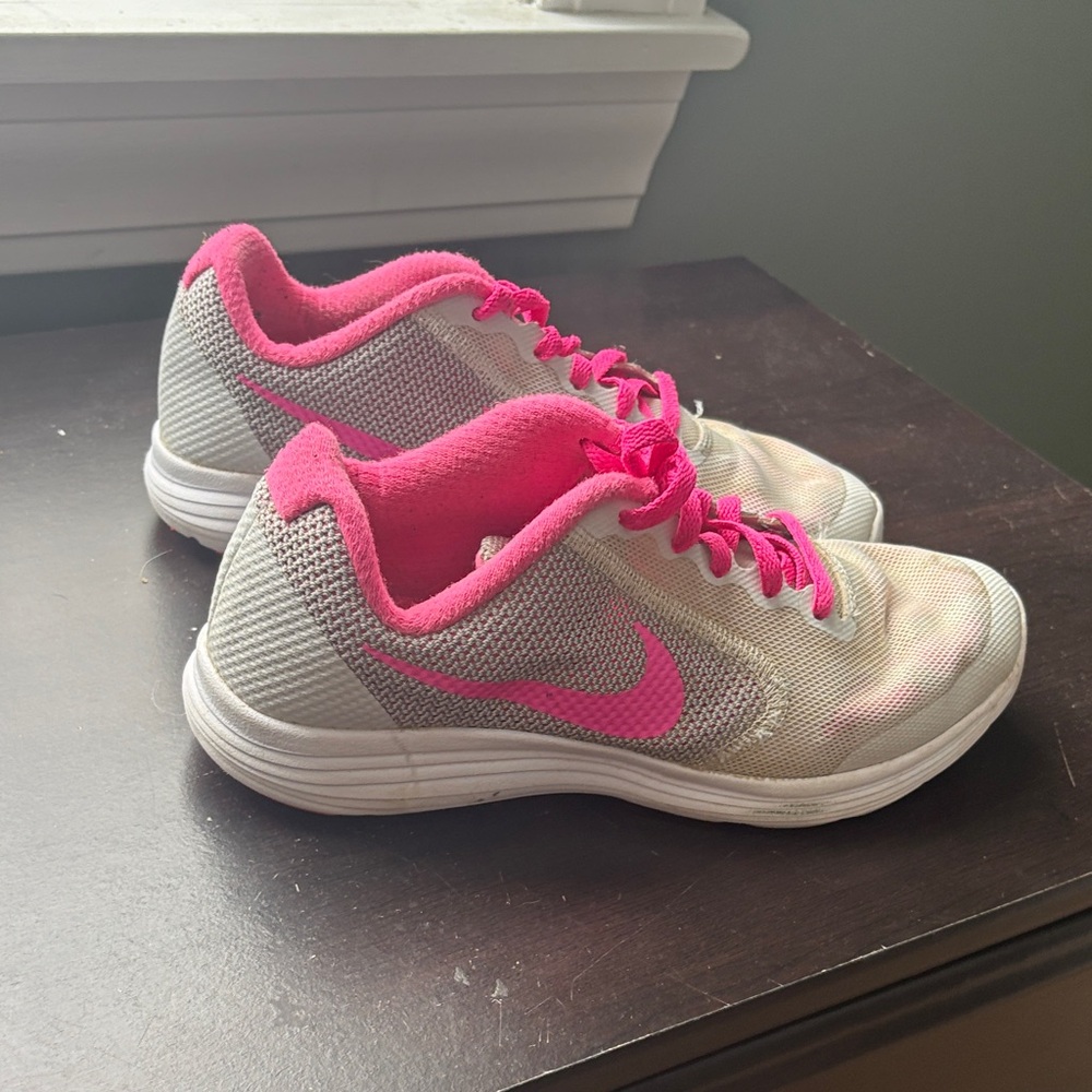Nike Kids Sneakers - Pink and Gray